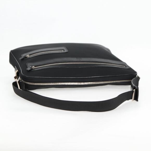 GUCCI Shoulder Bag Nylon Black Silver - Picture 7 of 13